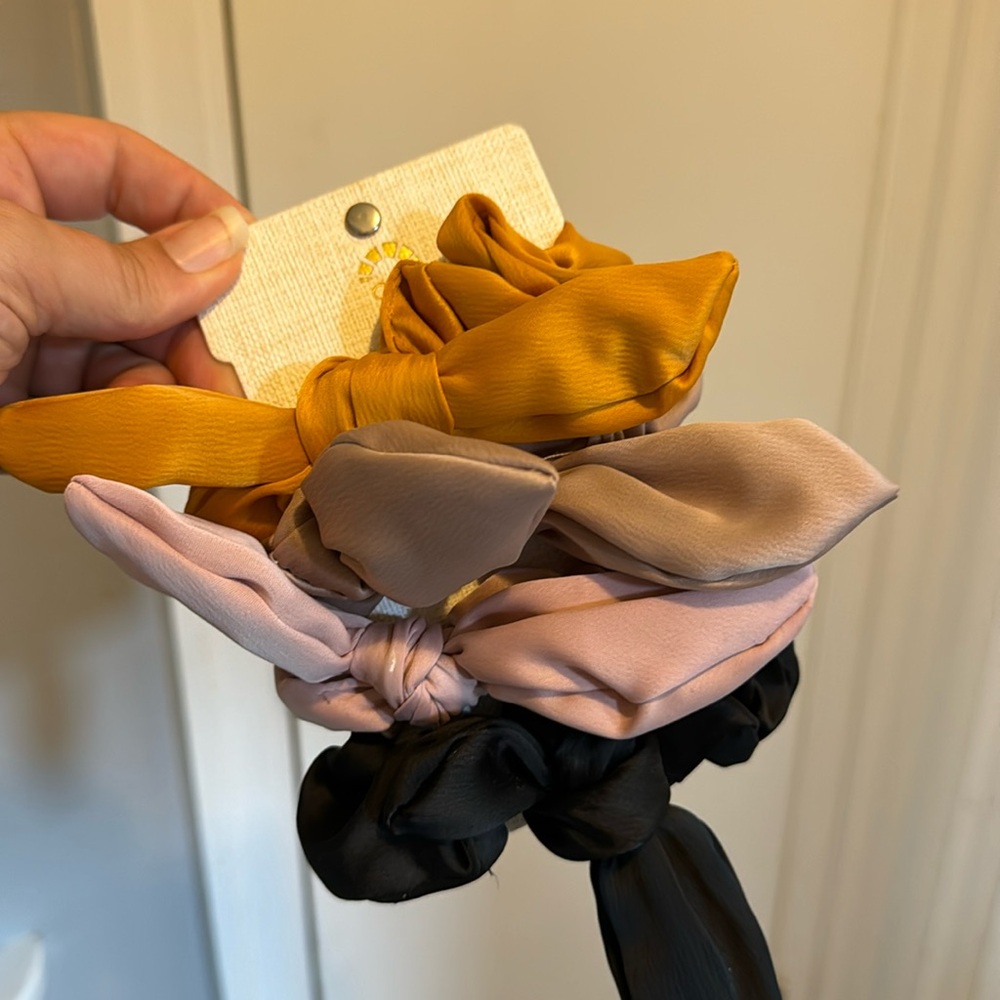 BRAND NEW Silk Scrunchies
